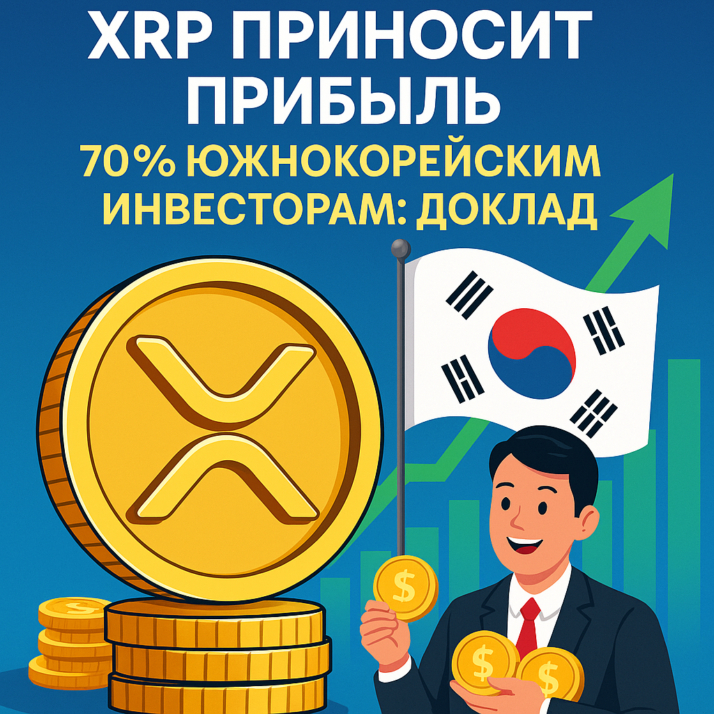 XRP приносит прибыль 70% южнокорейским инвесторам: доклад